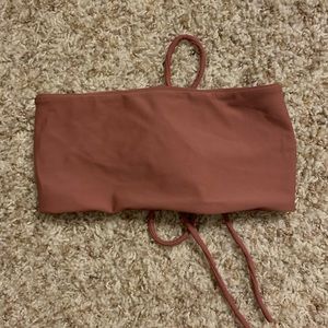 Zaful strapless bikini top